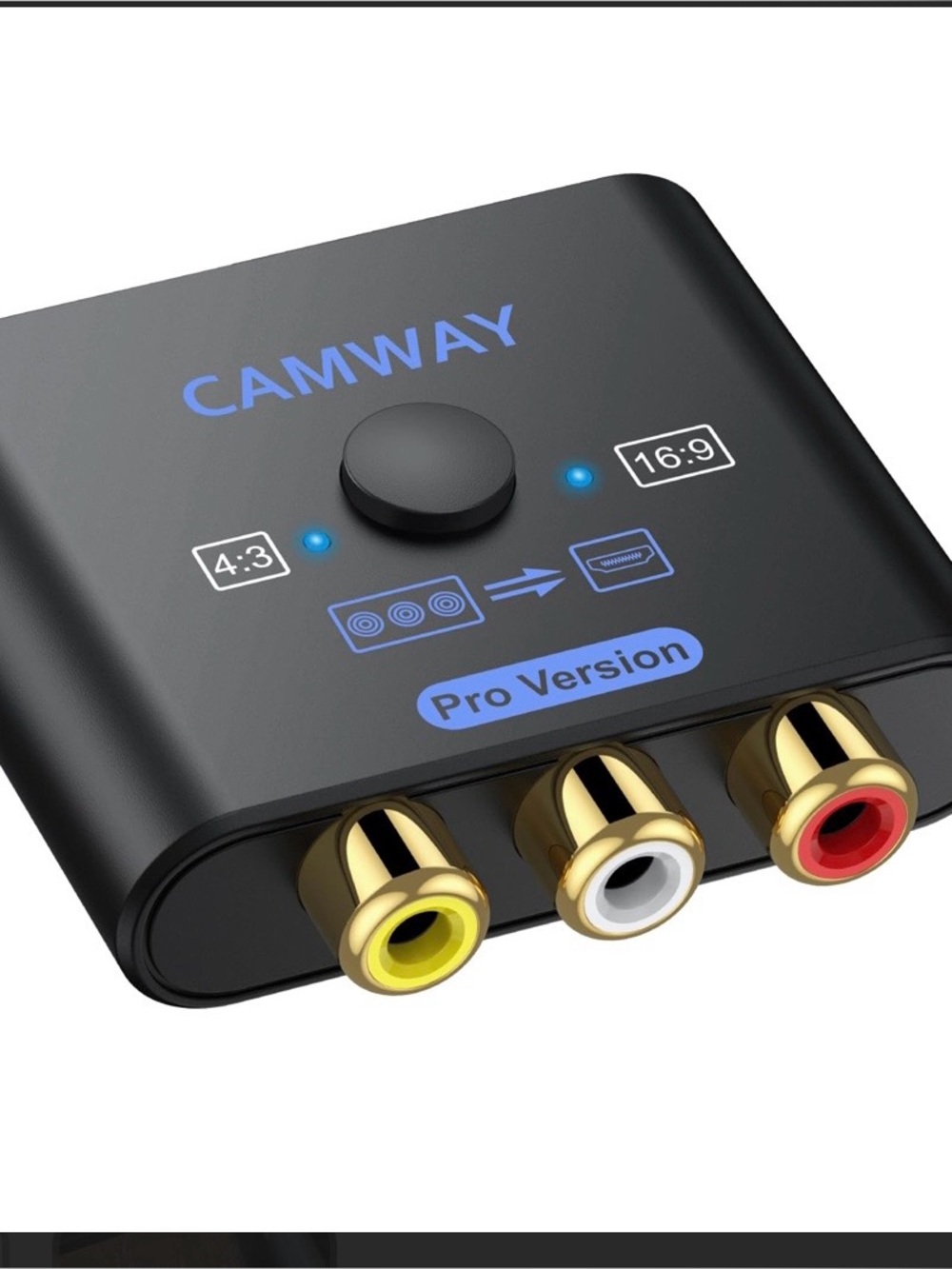 Camway Pro Version AV to HDMI Converter - White Box